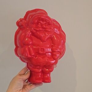Vintage Jell-O Christmas Santa Clause Mold, Plastic, Arts and Crafts, Ice Cream,